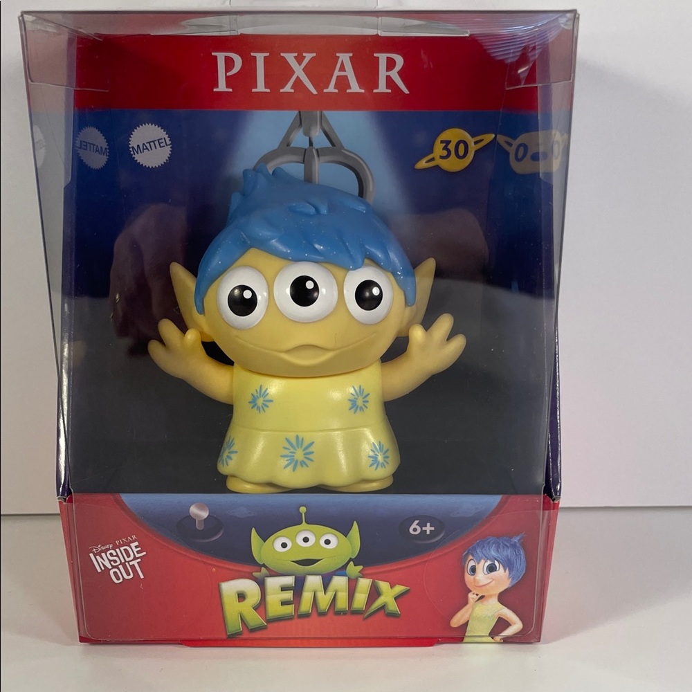 Inside Out Joy Remix Alien Action Figure - Blue and Yellow